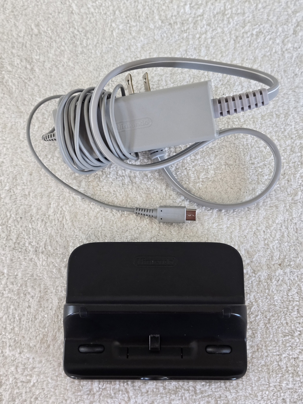 Nintendo Wii U Gamepad OEM Charging Dock Stand & AC Adapter Power Cable WUP-014